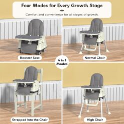 baby high chair with Adjustable