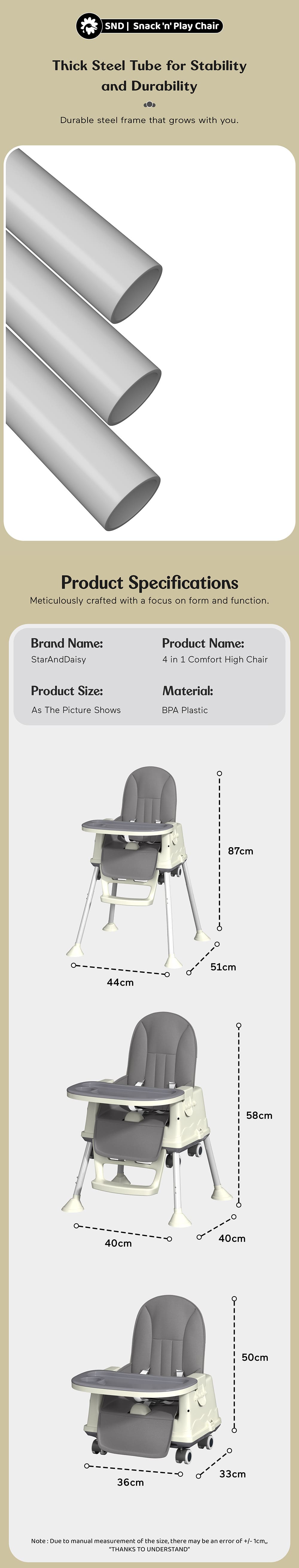 High chair for toddlers