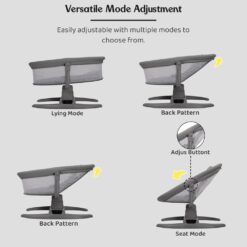 Automatic Baby Rocker Multi-Mode Swing Cradle