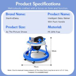 Specification of Baby Walker