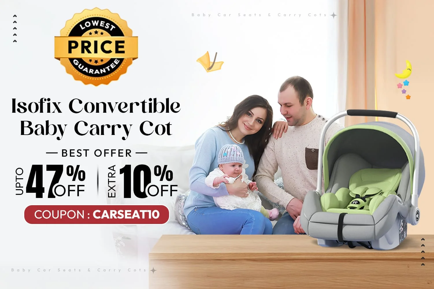 Baby Car Seat & Carry Cot