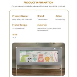 Specification of Bed guardrails