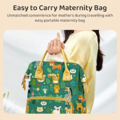 Diaper Bag with Insulated Bottle Pockets