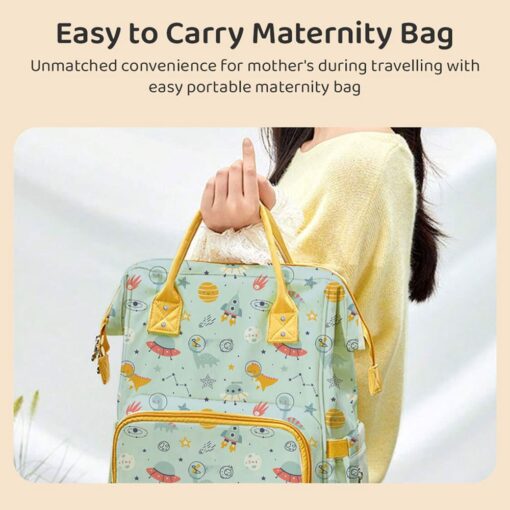 Diaper bag with wet clothes pocket