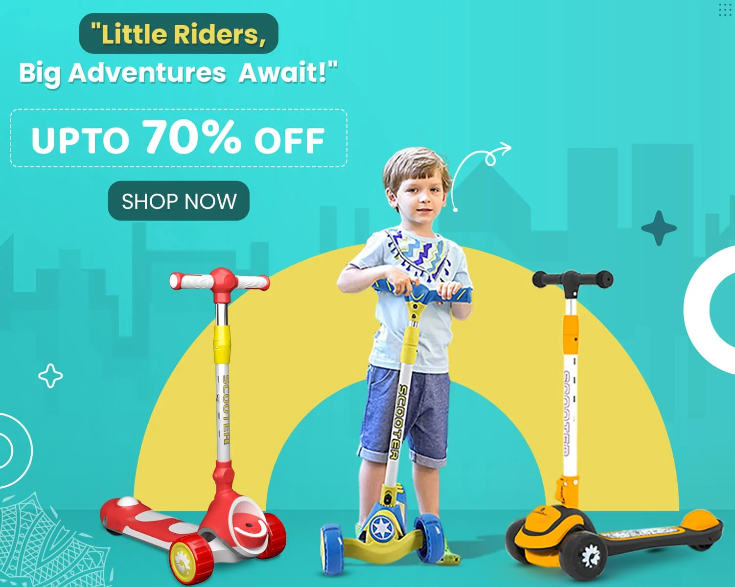 Little Riders Await-Adventures with Our Exciting Kids Scooters