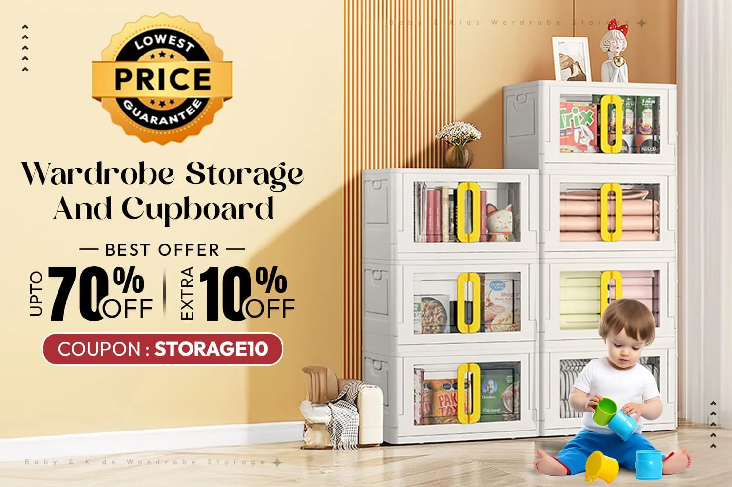 Kids Storage and Cubords