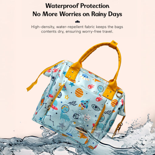 Baby Diaper Bag With Waterproof Material Baby Diaper Bag With Large Storage Capacity