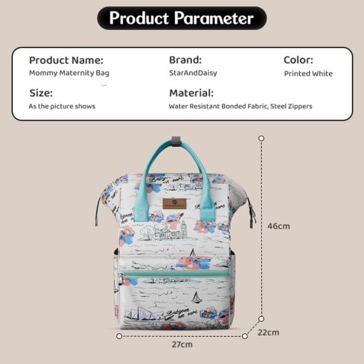 Specification of Diaper Backpack