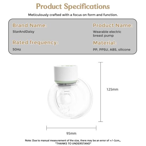 Specification of Electric Breast Pump