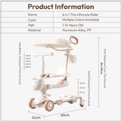 Specification of Kids Scooters