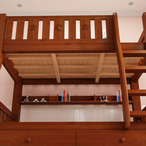 Bunk Bed with Book shelf