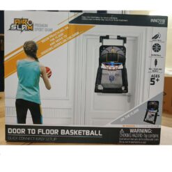 Door to Floor Basketball Set for Kids Indoor & Outdoor Toys with Ball and Pump for Children Age 5 Years+