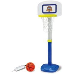 Easy Score Basket Ball Set, Basketball Set for Children for Kids with Heights Adjustable & Over Size Rim for Kids Age 5 Years+