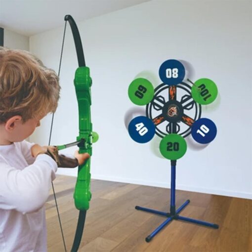 Spin Target Archery Set for Kids, Indoor and Outdoor Activity Toys Games for Children Age 5+