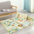 StarAndDaisy Double Sided Play Mat for Baby , Portable Baby Play Mat for Learning & Crawling Babies - Alphabat+Jungle Print (6mm)