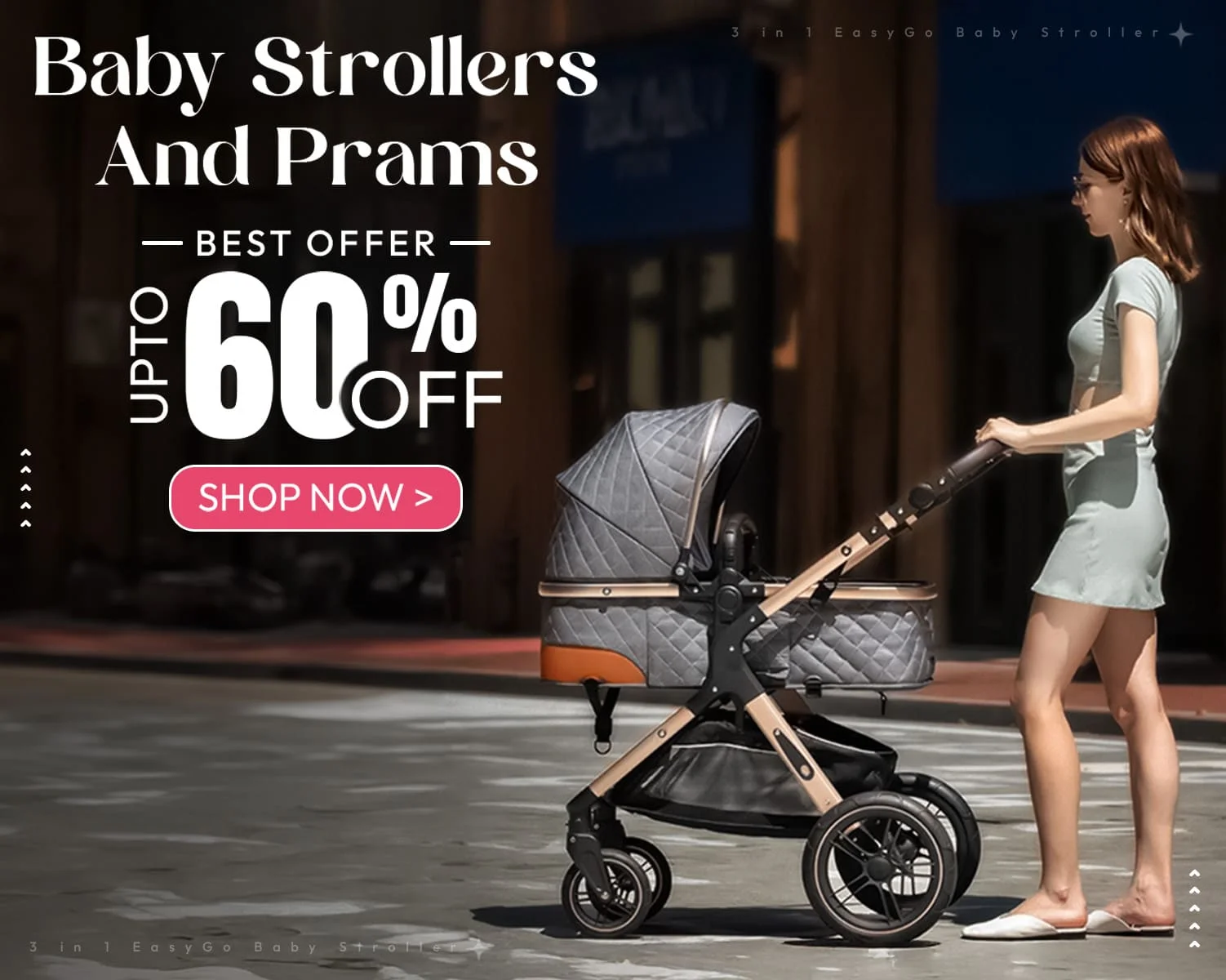 Luxury Baby Stroller