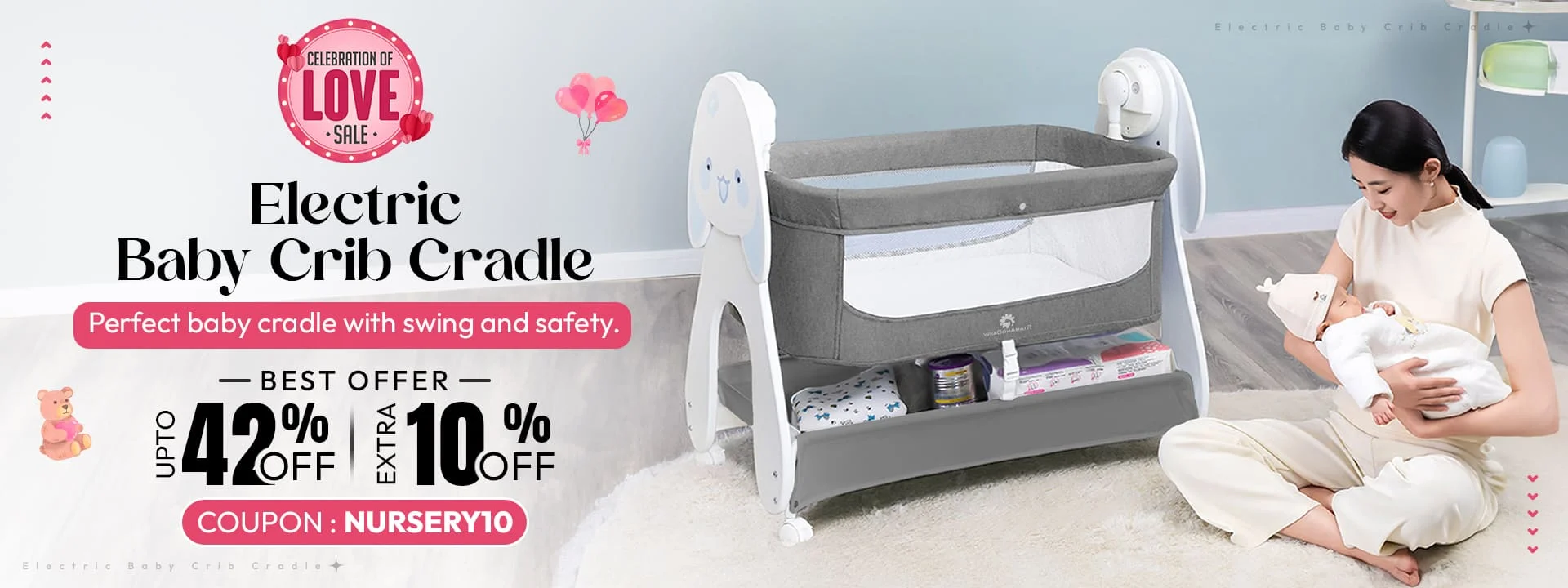 Electric Baby Cradle