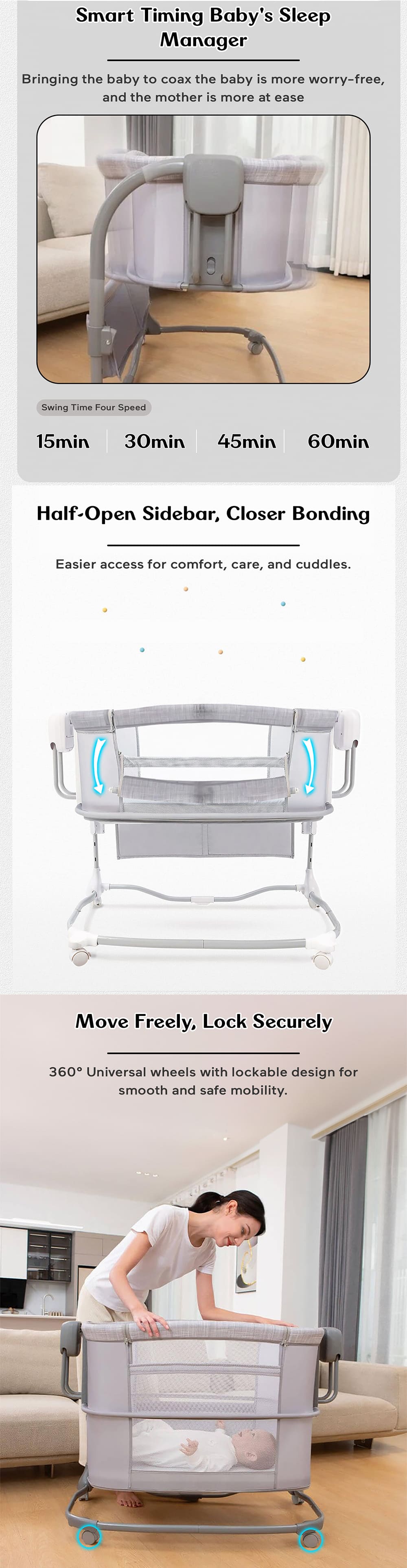 Baby Co-Sleeper Bassinet