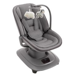 Mastela Multi Motion Baby Rocker & Bouncer, Electric Baby Swing Rocker with 5 Adjustable Swing, Remote & Safety Belt - Grey