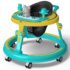 StaAndDaisy Best Infant Walker with Wheels, Baby Push Walker with Adjustable Heights, Musical Toy Tray - Green Yellow