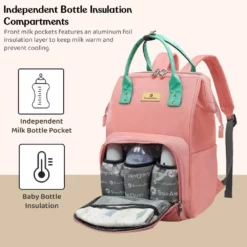 Diaper Bag with Insulated Pocket