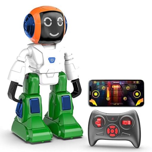 Smart Interactive Walking Robot with Remote Control & Bluetooth, Rechargeable & in Built Mic