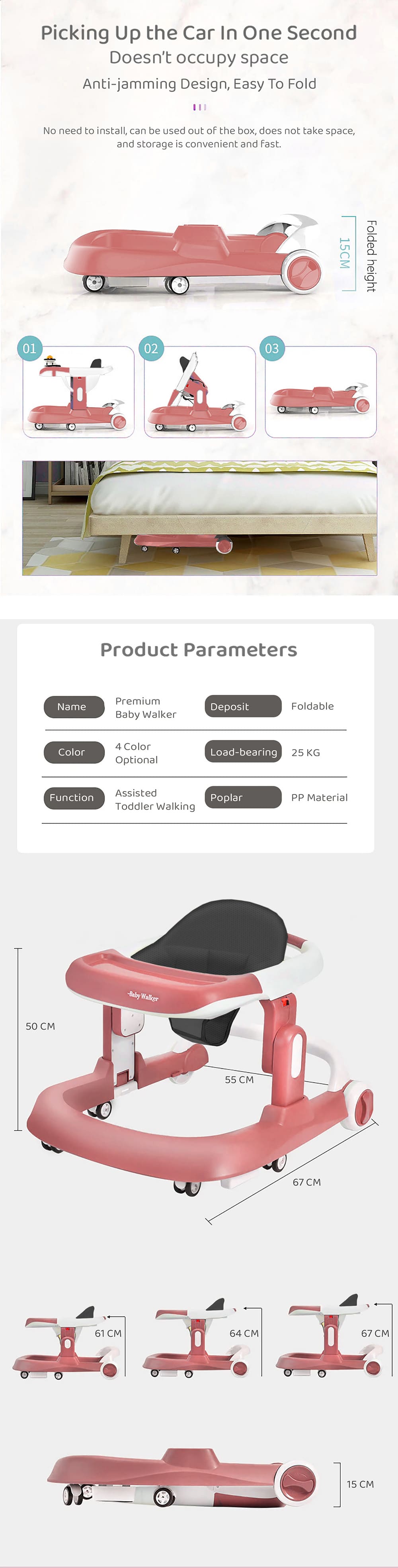 Specification of Baby Walker