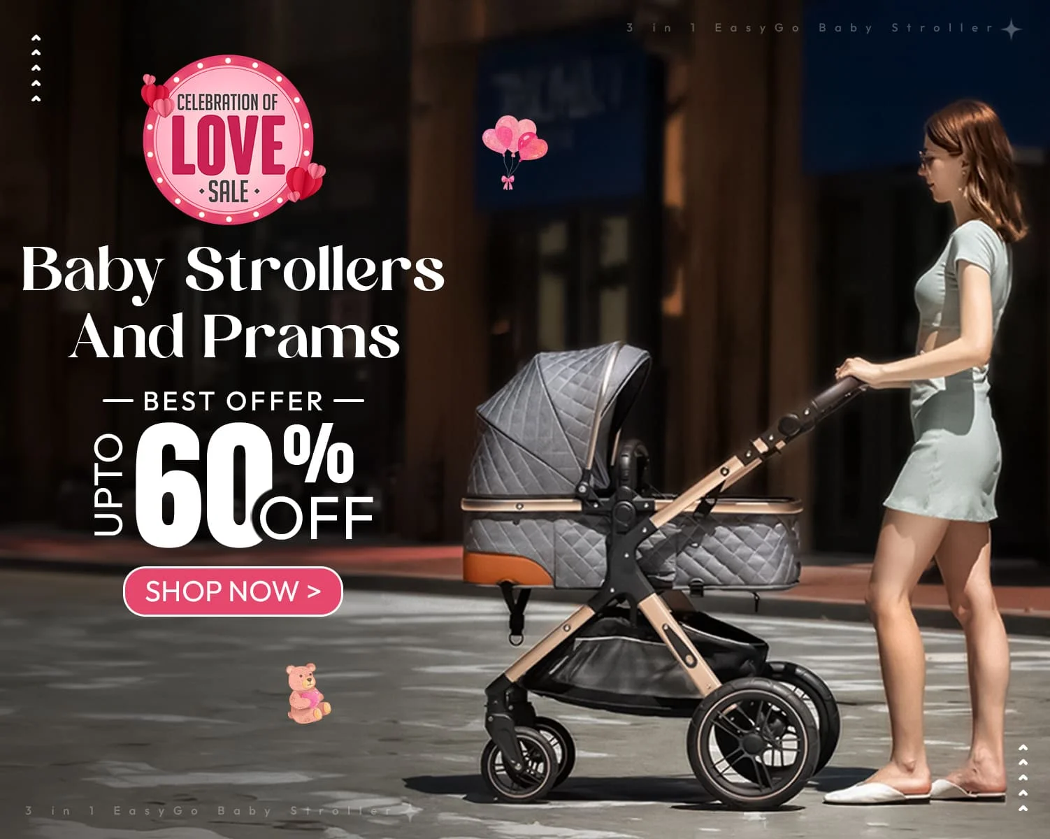 Luxury Baby Stroller