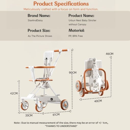 Specification of baby Stroller