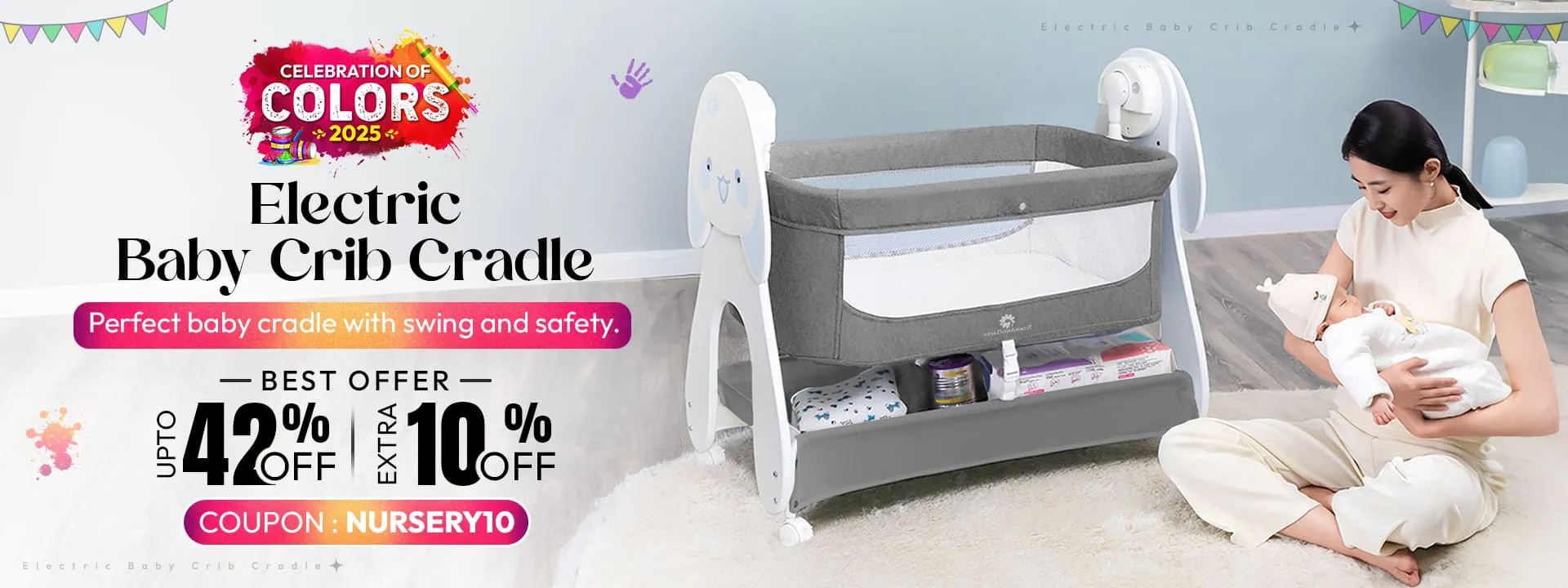 Electric Baby Cradle