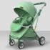 StarAndDaisy Coballe Premium Baby Stroller, One Click Foldable Stroller with Adjustable Footrest & 3D Suspension - Green