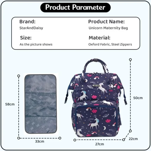 Specification of Baby Diaper Bag