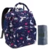 StarAndDaisy Unicorn Print Diaper Bag with Changing Mat, Mothers Travelling Backpack with Insulated Pocket & Spacious Compartments - Blue