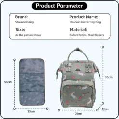 Specification of Baby Diaper Bag