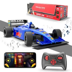 Mirana Super Car, High-Speed Racing Dual Motor Car with in-Built Bluetooth Speaker & Reachable for Kids