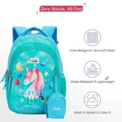 unicorndream-kids-bag- green 3